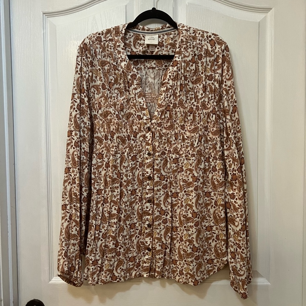 Size XXL Knox Rose blouse, new without tags.